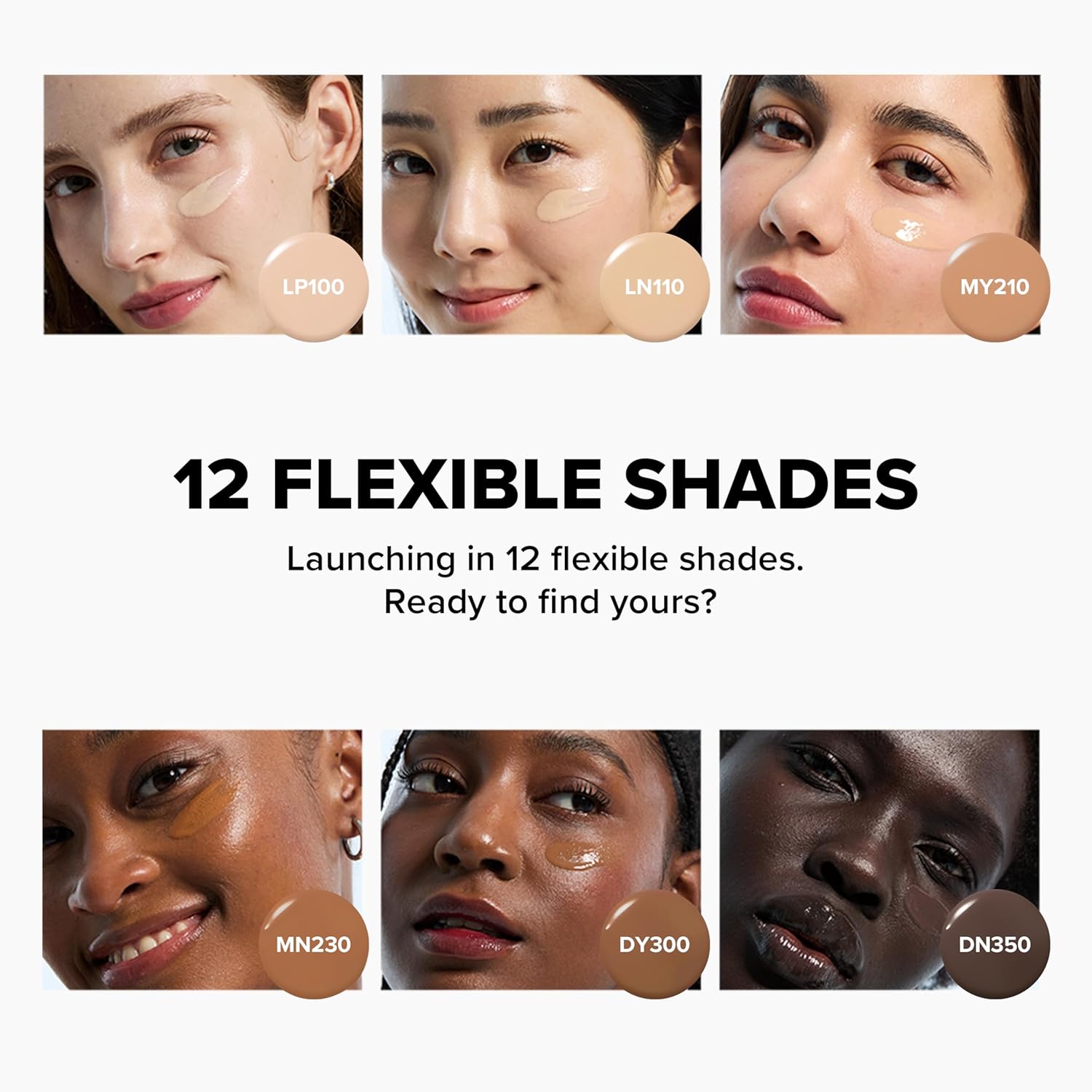 Daily Tinted Fluid Sunscreen 12 Shades for Face Moisturizing Broad Spectrum SPF 40 Korean Skincare 50Ml, 1.69 Fl.Oz #LN110 | 12 Shades, for Face, Moisturizing, Broad Spectrum, Korean Skincare, #LN110